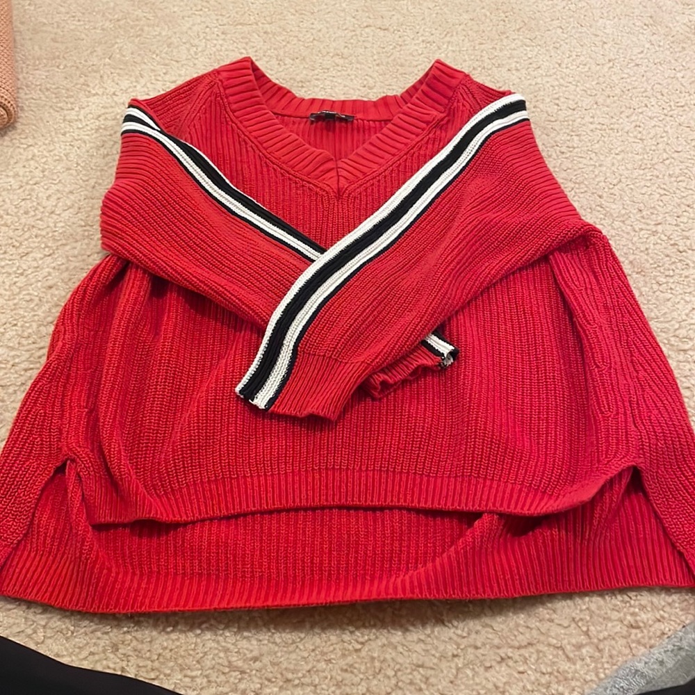 Express Red sweater
